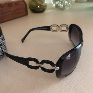 BRIGHTON Sunglasses Express Yourself Black & Silver